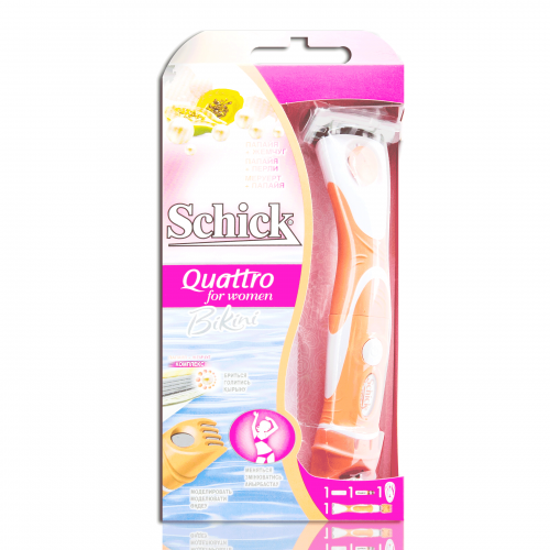 Schick QUTTRO BIKINI 3in1 (Trimmer + 1 cassette)