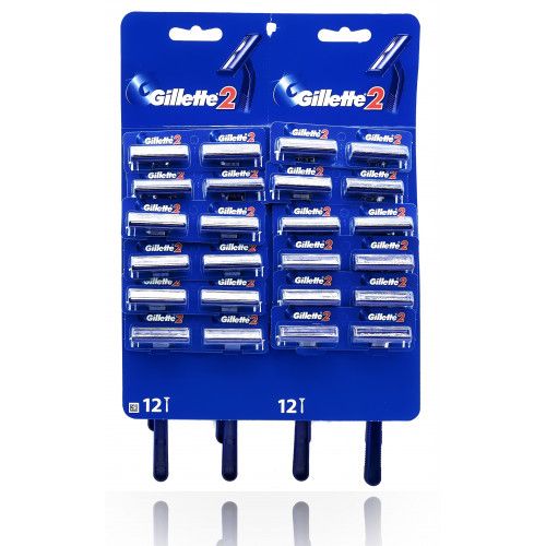 Disposable Gillette 2 (24pcs) (on sheet) RusPack