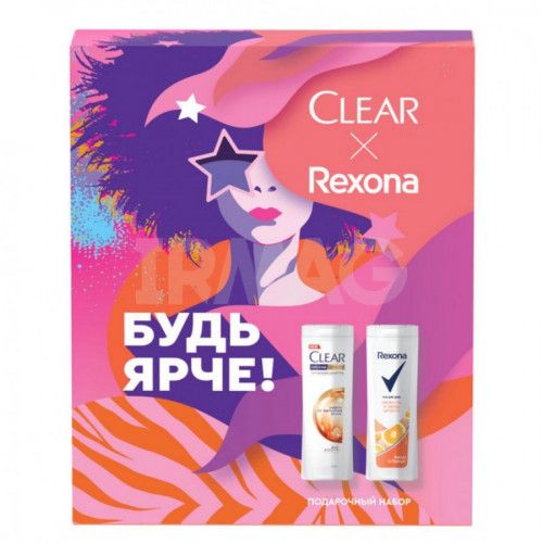 Set Unilever Clear+Rexona female (shampoo 200ml+g/d 200ml)