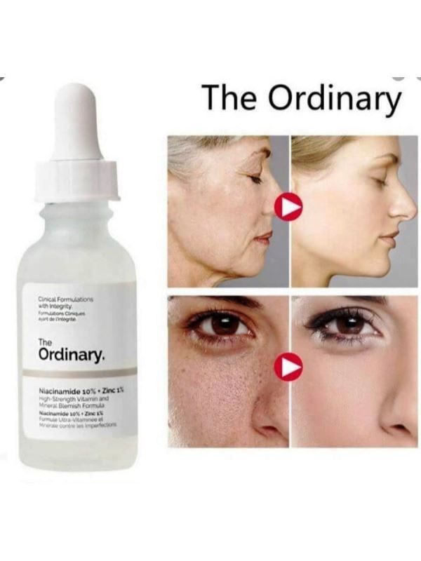 The Ordinary / Serum with Vitamin B3 and Zinc - Niacinamide 10% + Zinc 1%. 30 ml.