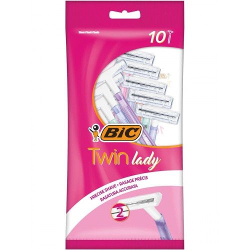 Bic Lady Twin one-piece machine. (pack of 10pcs)