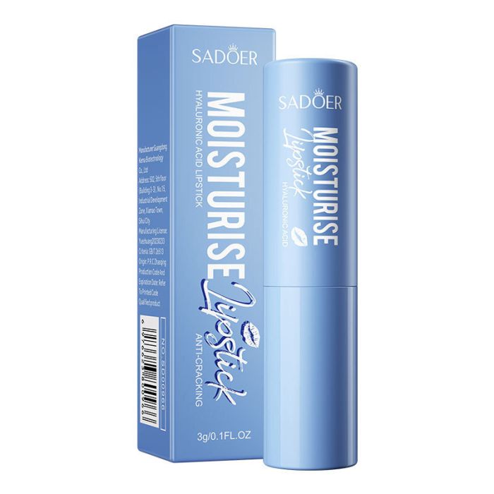 SADOER Moisturise Hyaluronic Acid Lipstick, 3 gr.