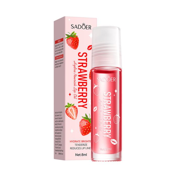 SADOER Strawberry Hydra Nourish Lip Oil, 8ml