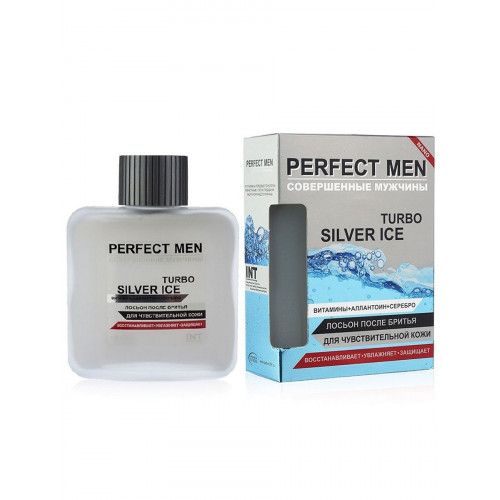 PM Turbo SILVER ICE Aftershave Lotion (for sensitive skin) 100ml