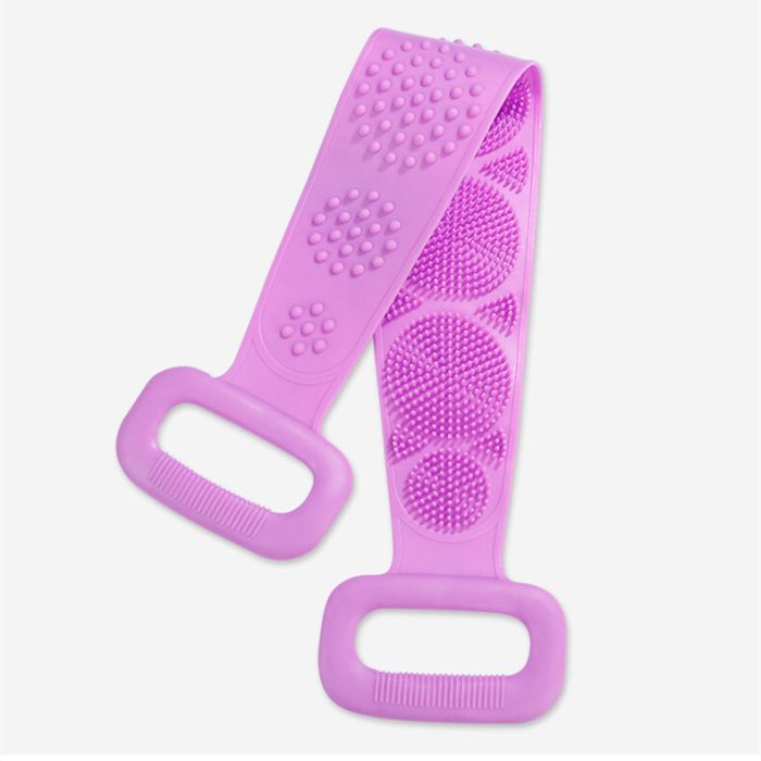 Silicone massage body washcloth-brush