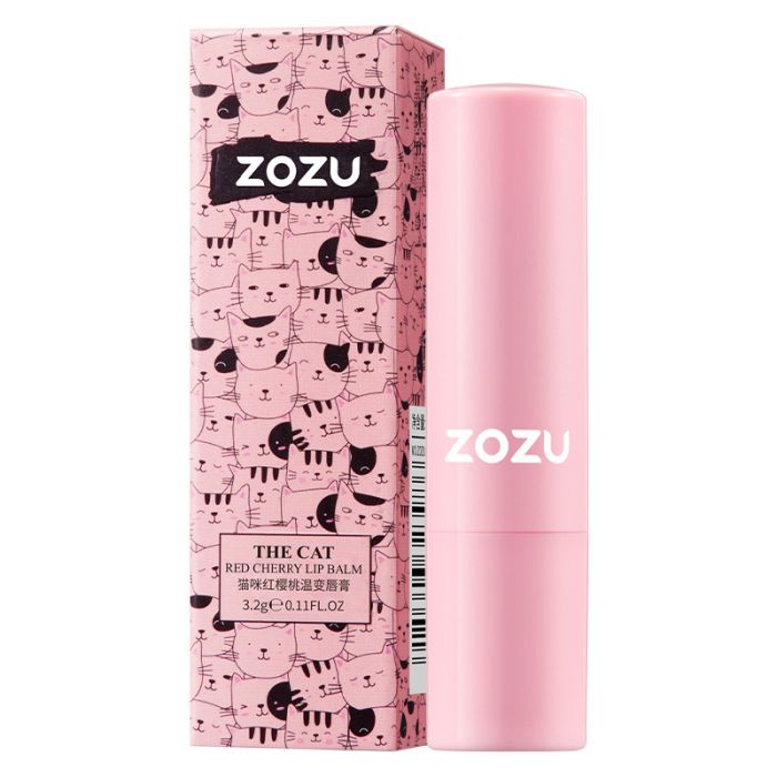 ZOZU The CAT red cherry extract moisturizing lip balm, 3,2g