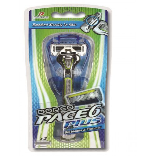 DORCO PACE 6 SXA-5002 (machine + 2 cassettes + trimmer)