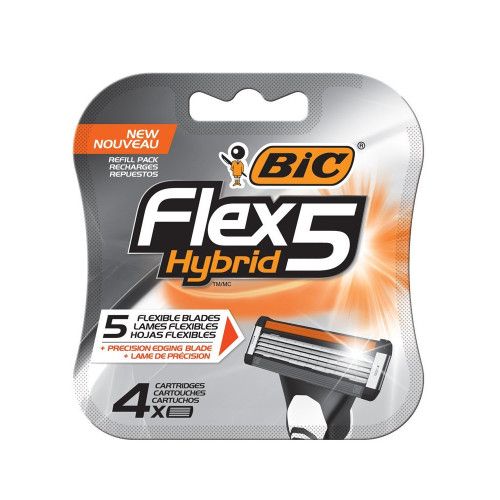 Bic Flex 5 HYBRID Replacement Cassettes (4 pcs) RusPack orig