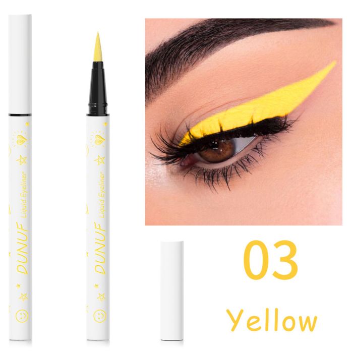 Color Waterproof Eyeliner DUNUF Liquid liner 03