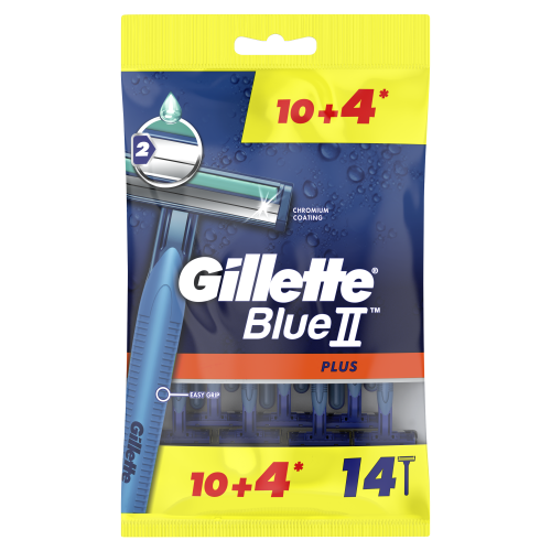 GILLETTE BLUE 2 PLUS Disposables (10+4pcs)