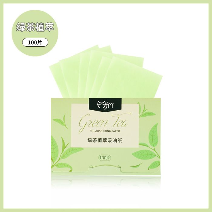 Matting wipes with green tea extract, 100 pcs.