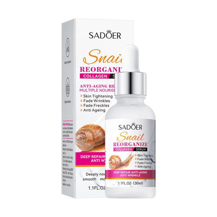 SADOER Snail Reorgant Collagen Serum, 30 ml.