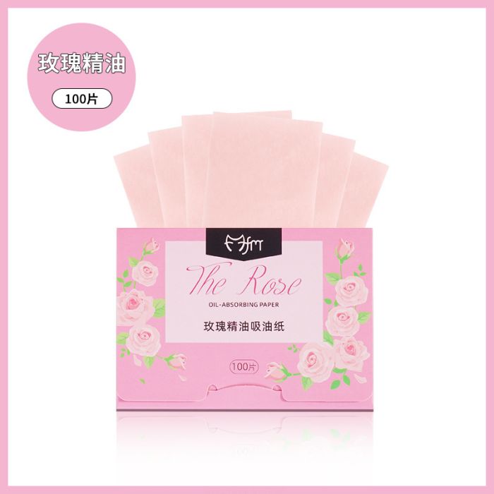 Matting wipes with rose fragrance, 100 pcs