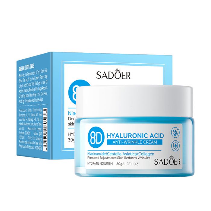 SADOER 8D Hyaluronic Acid Hyaluronic Acid Anti-wrinkle cream, 30 gr.