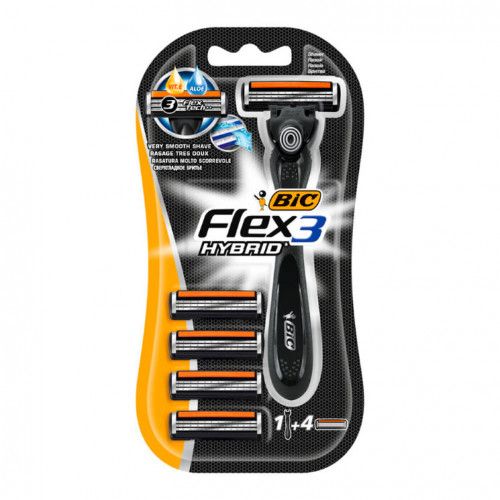 Bic Flex 3 HYBRID (machine + 4 cassettes)