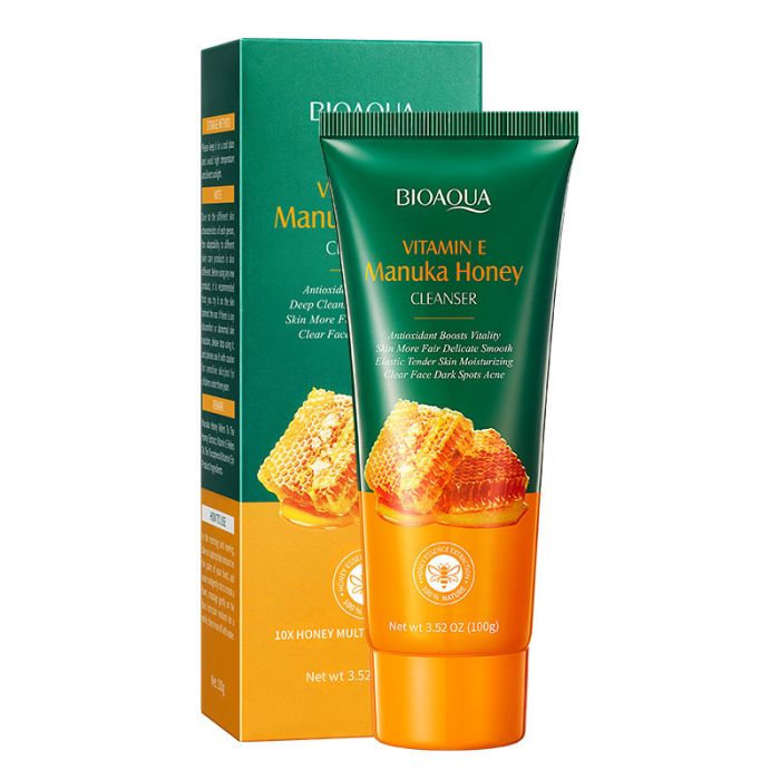 Bioaqua Vitamin E Manuka Honey Cleanser, 100 gr.