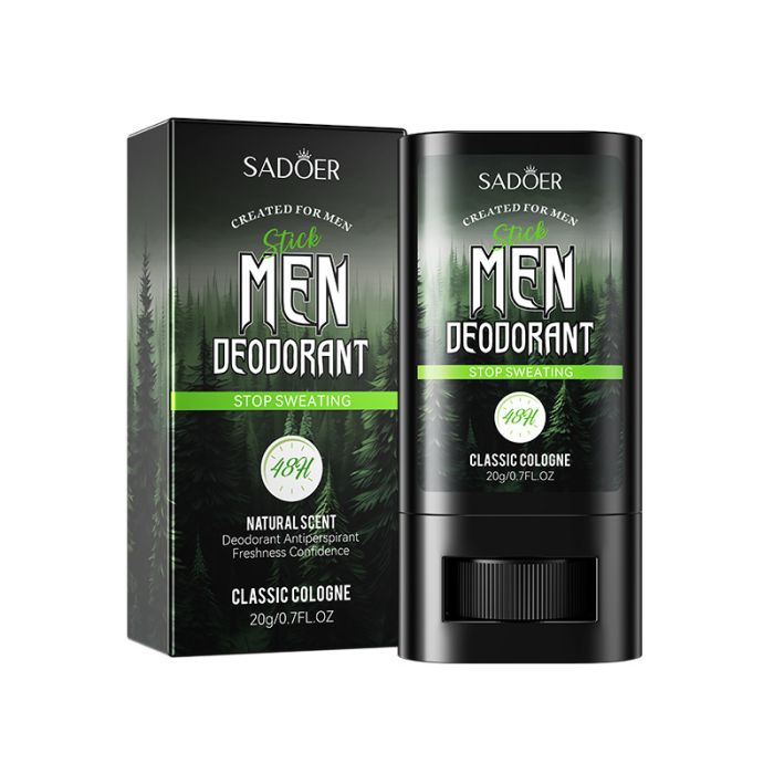 SADOER Stick Men Deodorant Classic Cologne, 20 g Forest Fresh Scent, SADOER Stick Men Deodorant, 20 g