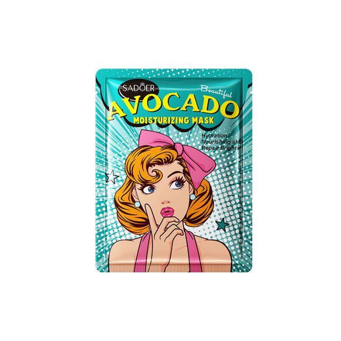 Nourishing Tissue Mask with Avocado Extract SADOER Avocado Moisturizing Mask, 25g