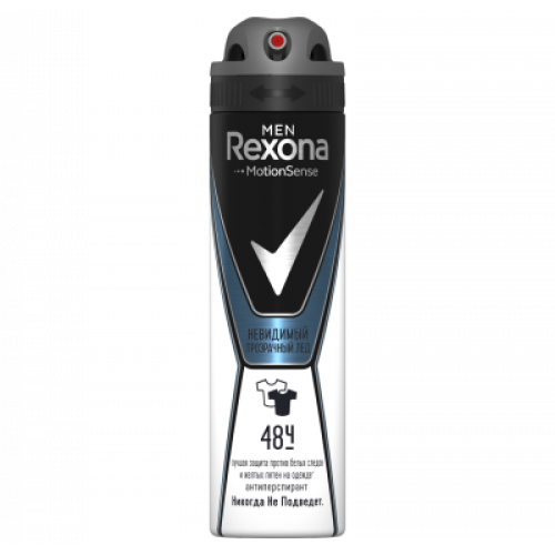 Rexona Spray 150ml Men's Invisible Transparent Ice