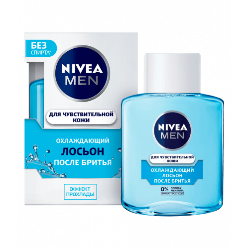 Nivea Cooling shaving lotion 100ml.(white)