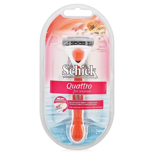 Schick QUTTRO for Women (Trimmer + 1 cassette)