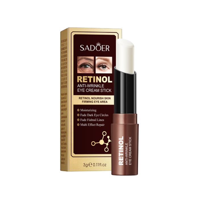 SADOER Retinol Anti-wrinkle Eye Cream Stick, 3g