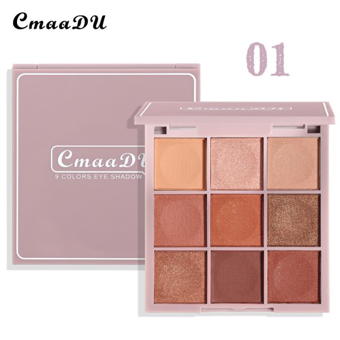 9-color eye shadow palette CmaaDU 9 colors eye shadow 01