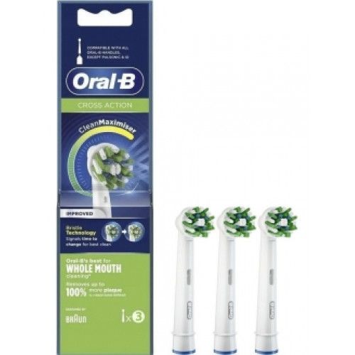 ORAL-B Cross Action toothbrush heads (3pcs)