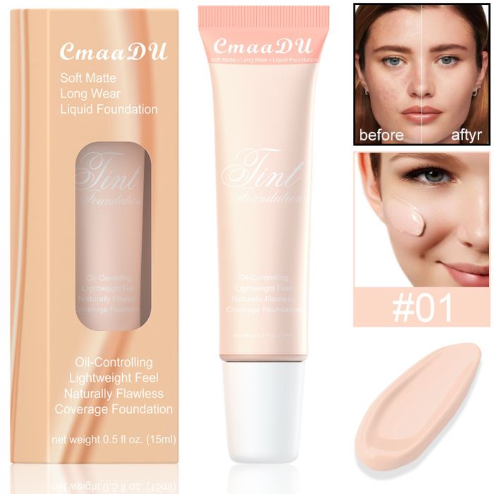 Mattifying concealer Tint foundation CmaaDU 01