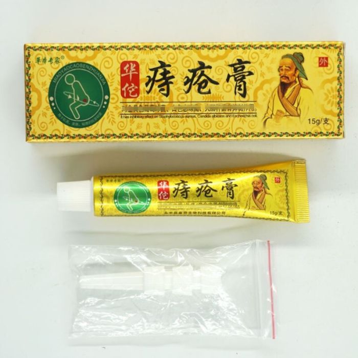 Golden ointment for hemorrhoids on the basis of Chinese herbs, 15gr