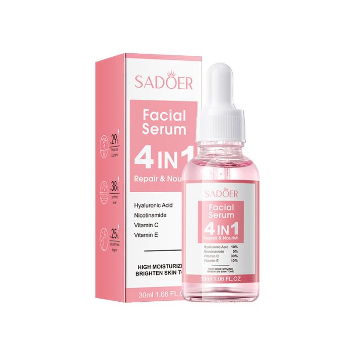 SADOER Facial Serum 4 in 1 Repair & Nourish, 30ml.