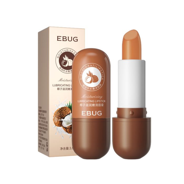 Moisturizing lip balm with coconut extract, EBUG