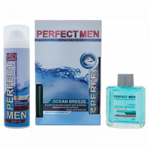 Set PM Turbo SILVER ICE (shaving lotion 100ml. + foam 200ml.)