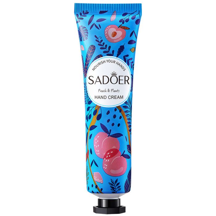 SADOER Peach & Plants hand cream, 30g