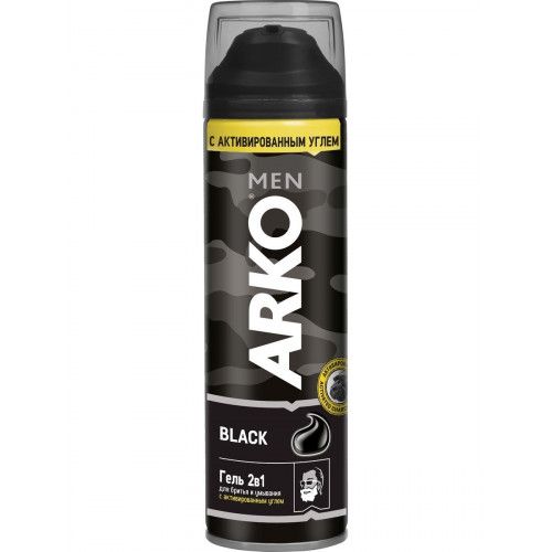 ARKO Gel d/b 200ml. Blak 2in1(black)