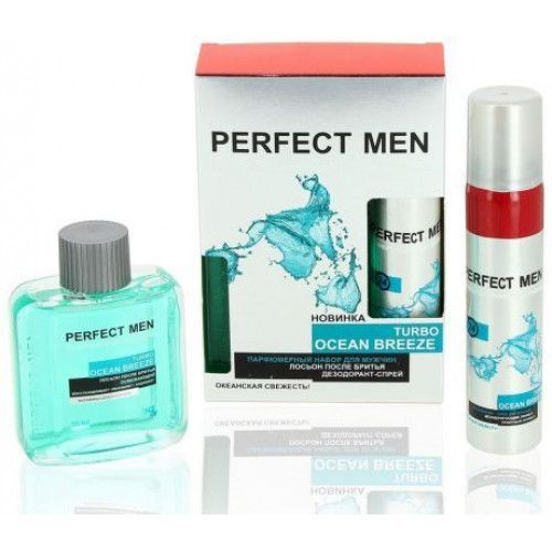 PM Turbo OCEAN BREEZE set (shaving lotion 100ml. + foam 200ml.)