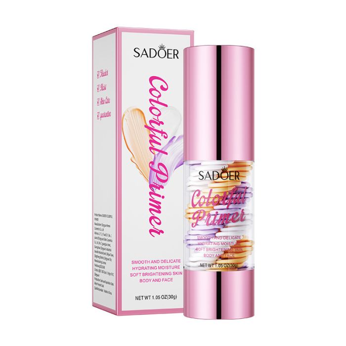 Three-color makeup base SADOER Colorful Primer, 30g