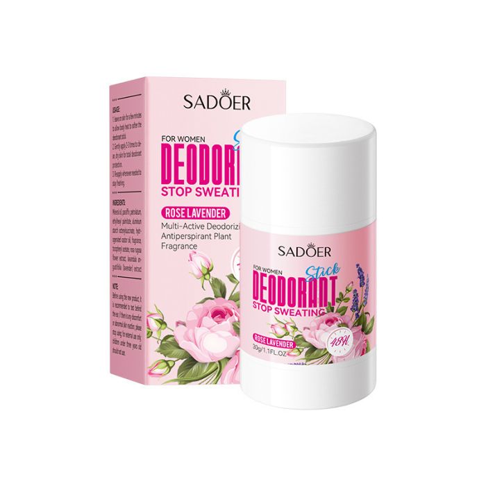 SADOER For Women Stick Deodorant Stop Swating Rose Lavender, 30 gr.