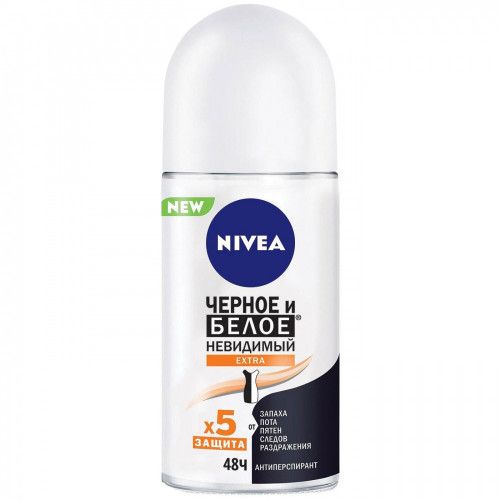 Nivea Deo roller for women (83490) Nivea Deo roller for black, white EXTRA 50ml