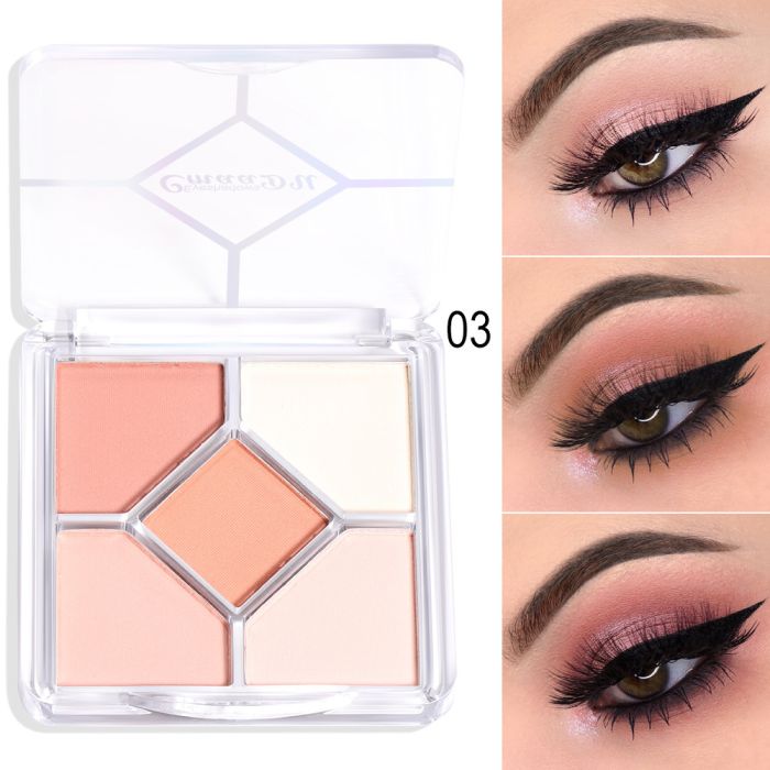 5-color eye shadow CmaaDU fives eyeshadows 03