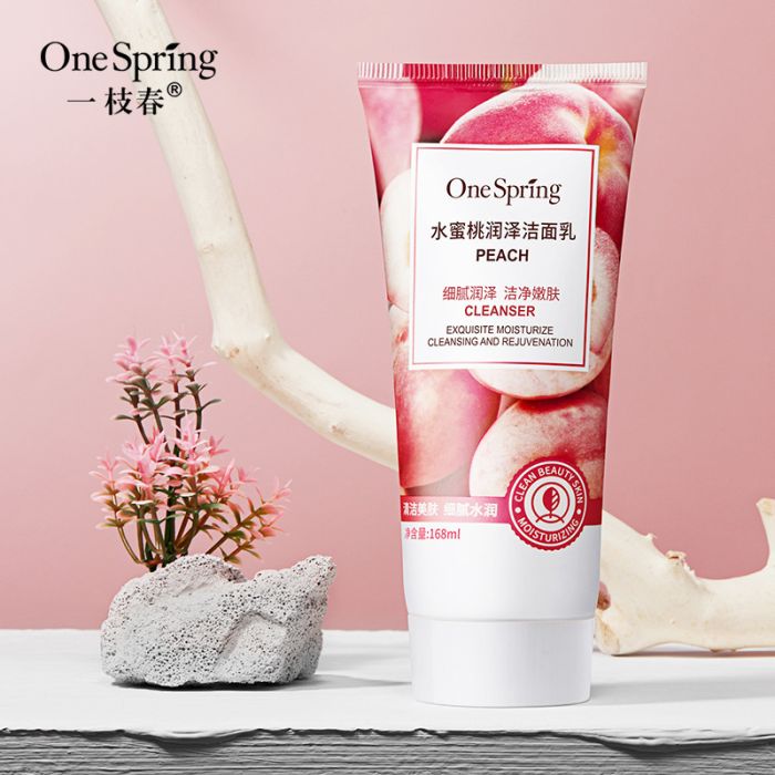 OneSpring Peach Cleanser, 168 ml.