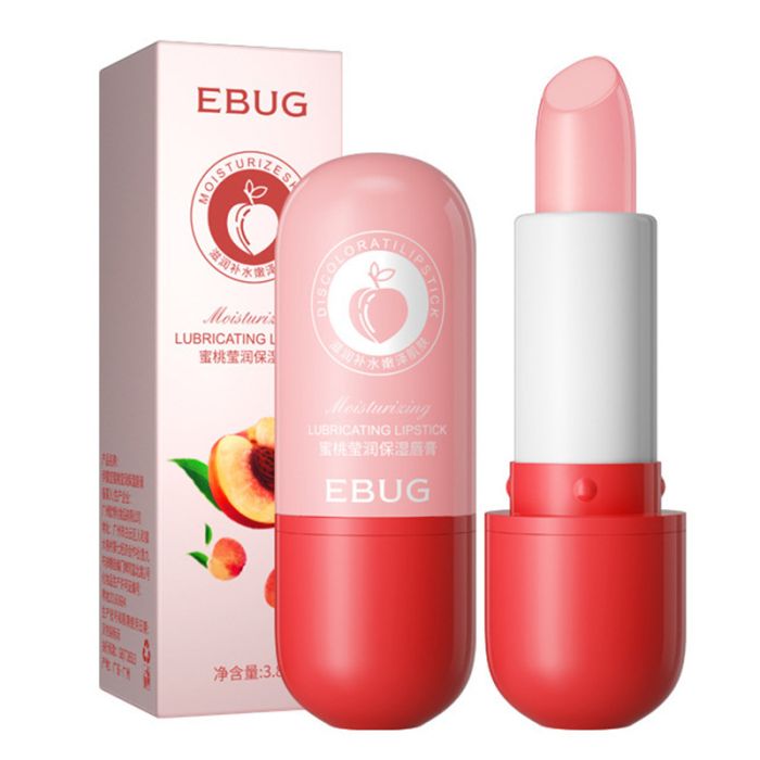 Peach Extract Moisturizing Lip Balm, EBUG 3.8g