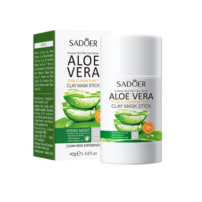 SADOER Aloe vera pore cleanin purify clay mask stick, 40g