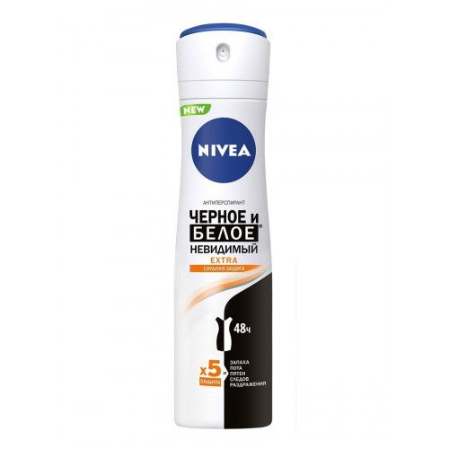 Nivea Deo spray for women (83486) Non-visible protection for black, white, black and white. Extra 150ml