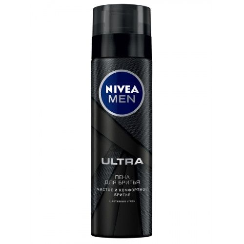 Nivea Foam for shaving (88579) ULTRA with active carbon 200ml