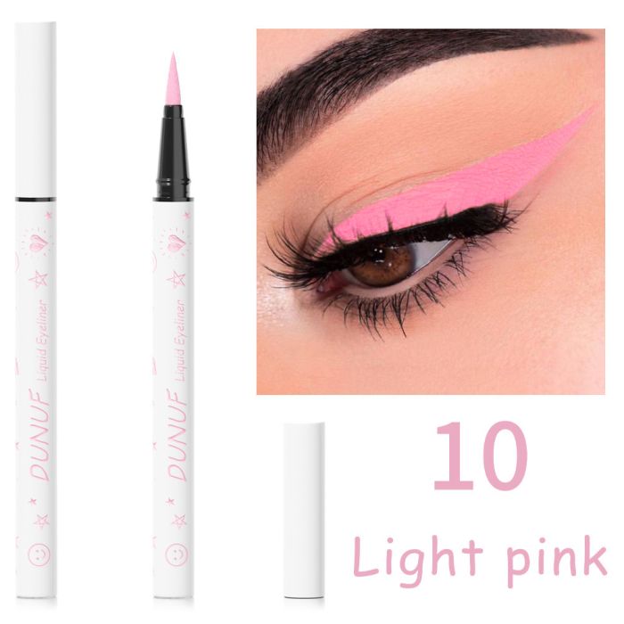 Color Waterproof Eyeliner DUNUF Liquid liner 10