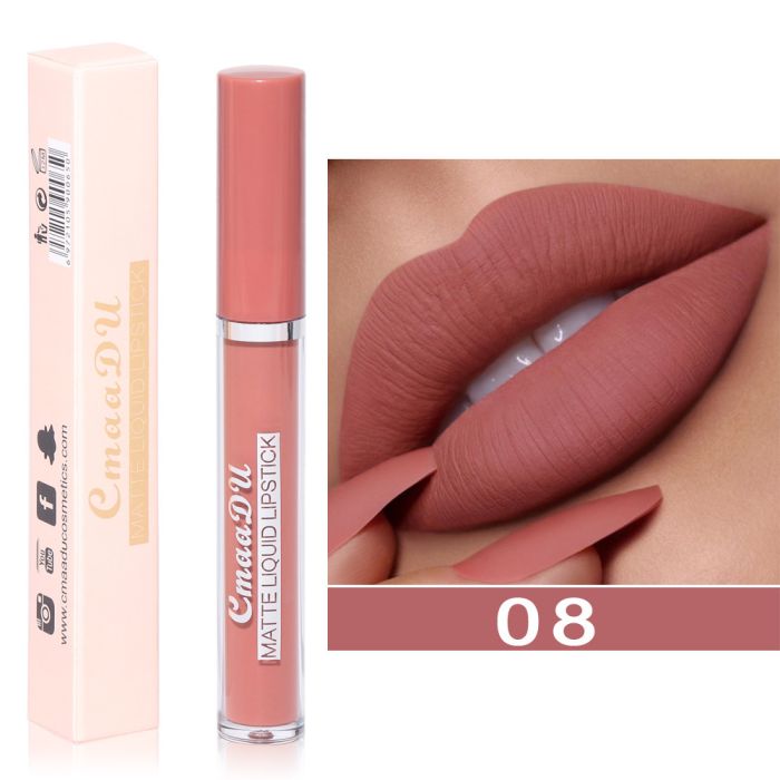 Matte Liquid Lipstick CmaaDU MATTE LIQUID LIPSTICK (shade 08)