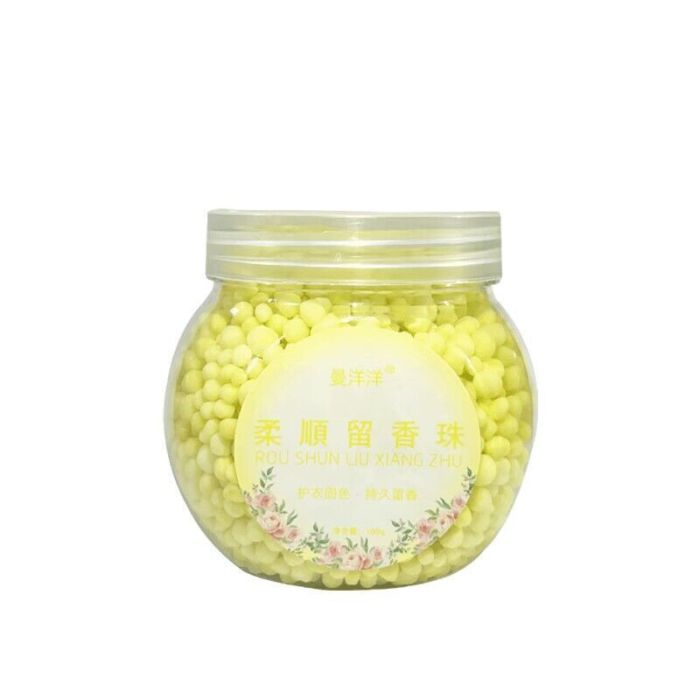 Yellow granulated clothing perfume, 100gr