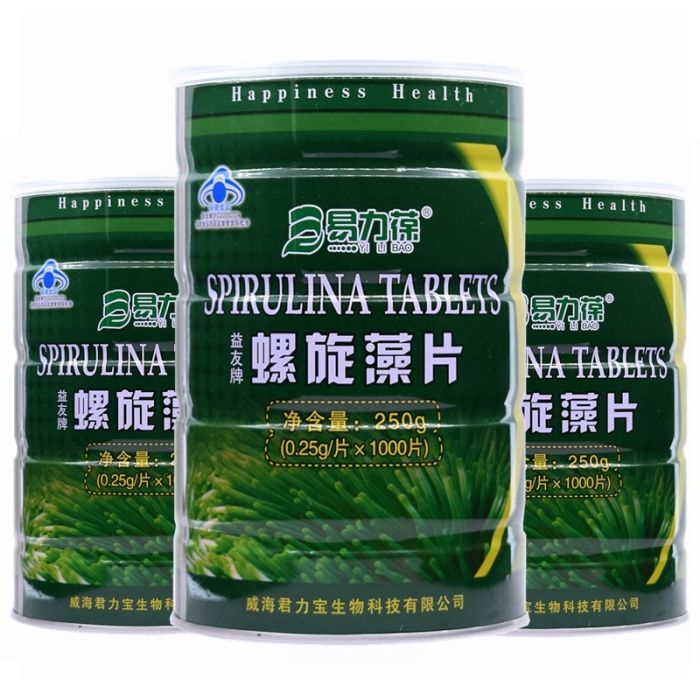 Yiyou brand spirulina tablets 0.25g * 2000pcs