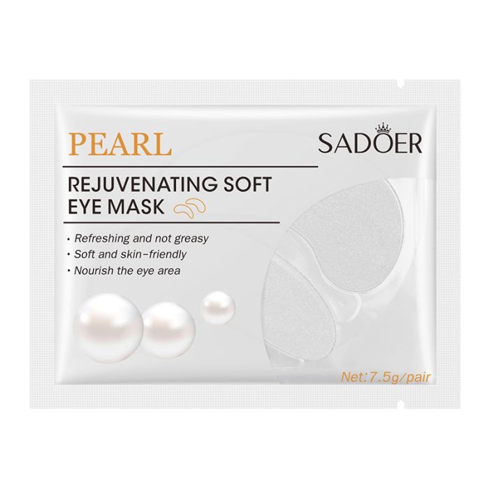 Hydrogel rejuvenating eye patches with pearls SADOER PEARL Rejuvenatiing Soft Eye Mask, 7,5 gr